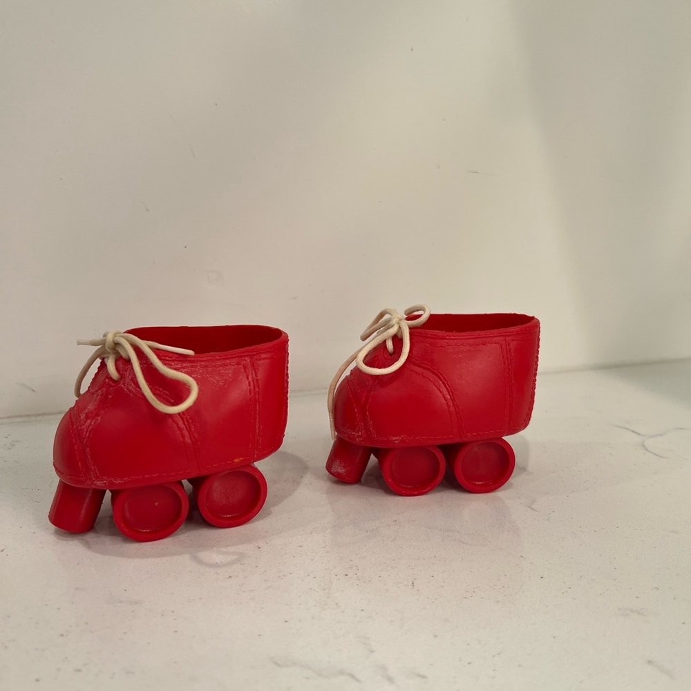 Cabbage Patch Red Vintage Roller Skates | 1980s Coleco CPK Skates